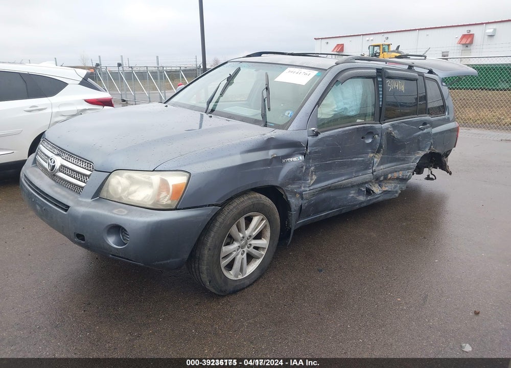2007 TOYOTA HIGHLANDER HYBRID V6 VIN: JTEGW21A370018434