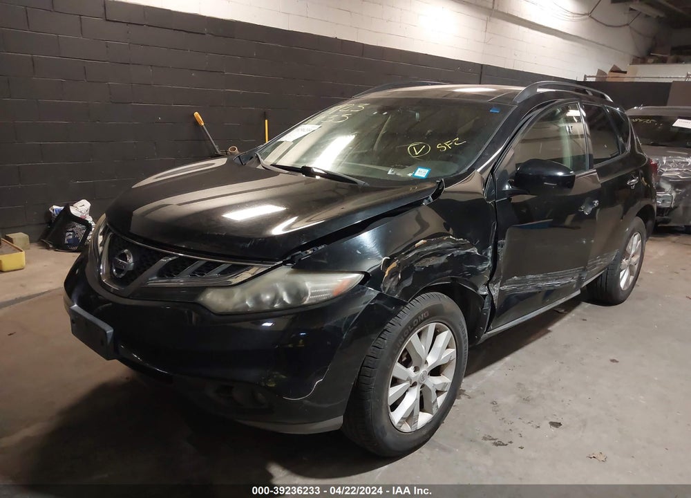 2012 NISSAN MURANO VIN: JN8AZ1MW6CW208923
