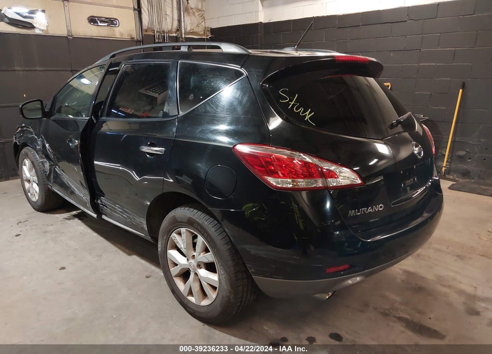 2012 NISSAN MURANO VIN: JN8AZ1MW6CW208923