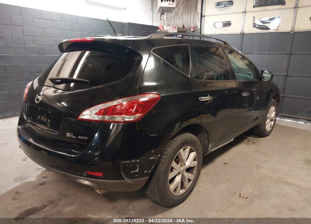 2012 NISSAN MURANO VIN: JN8AZ1MW6CW208923