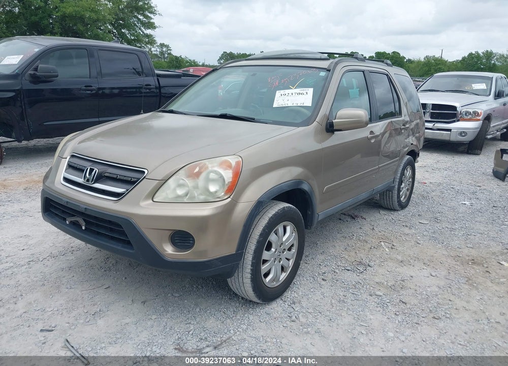 2005 HONDA CR-V SE VIN: SHSRD78955U310377