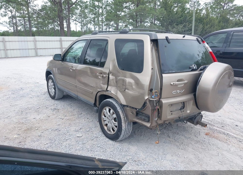 2005 HONDA CR-V SE VIN: SHSRD78955U310377