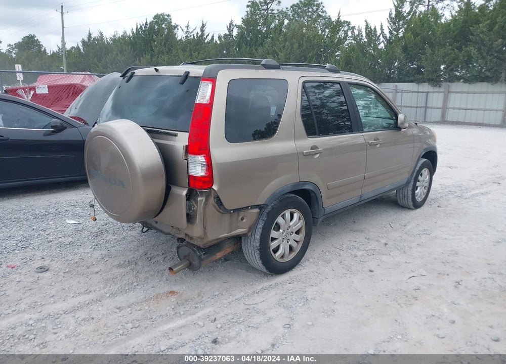 2005 HONDA CR-V SE VIN: SHSRD78955U310377