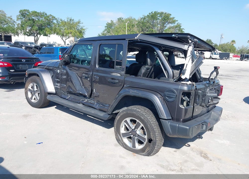 2018 JEEP WRANGLER UNLIMITED SAHARA 4X4 VIN: 1C4HJXEN4JW290092