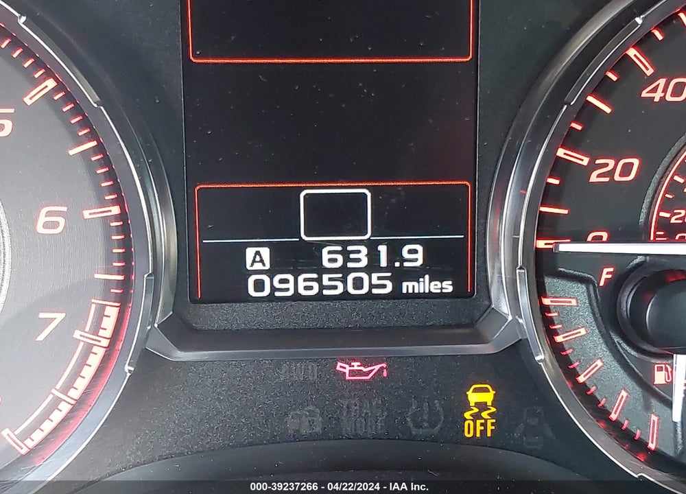 2017 SUBARU WRX VIN: JF1VA1B62H9812472