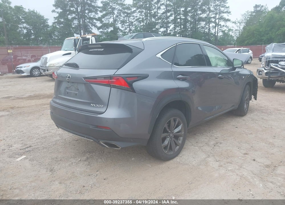 2018 LEXUS NX 300 F-SPORT VIN: JTJYARBZ8J2087696