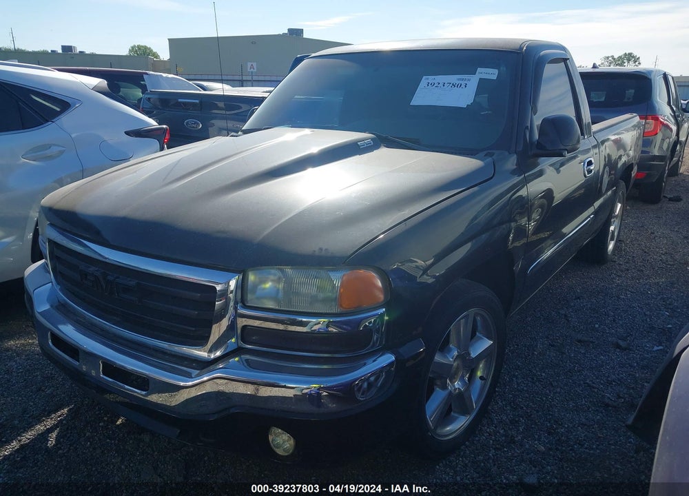 2003 GMC SIERRA 1500 SLE VIN: 1GTEC14V93Z282521