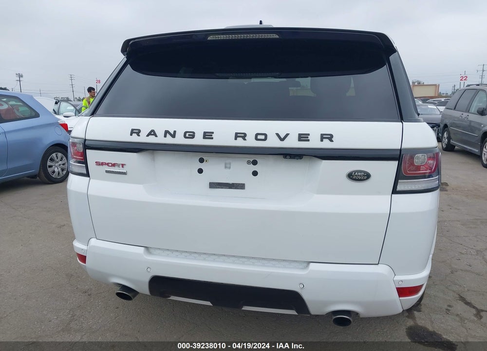 2016 LAND ROVER RANGE ROVER SPORT 3.0L V6 SUPERCHARGED SE VIN: SALWG2VF8GA635575