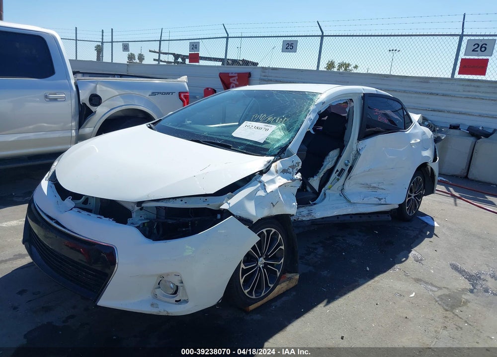 2015 TOYOTA COROLLA VIN: 2T1BURHE5FC430722