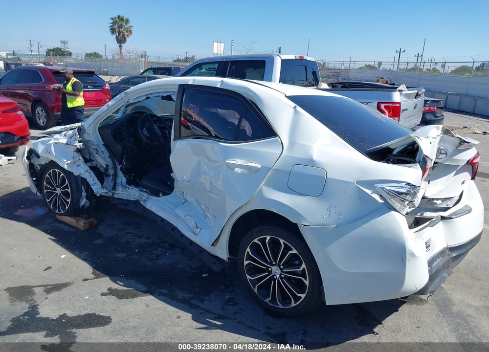 2015 TOYOTA COROLLA VIN: 2T1BURHE5FC430722