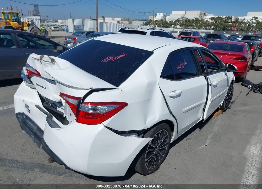 2015 TOYOTA COROLLA VIN: 2T1BURHE5FC430722