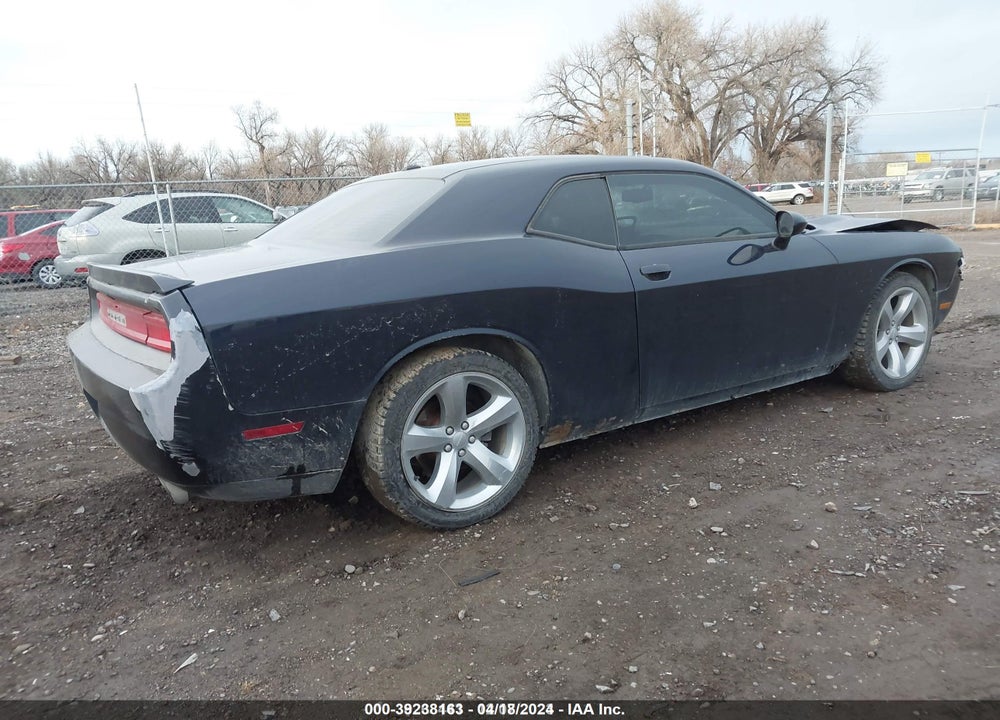 2012 DODGE CHALLENGER SXT VIN: 2C3CDYAG3CH294381