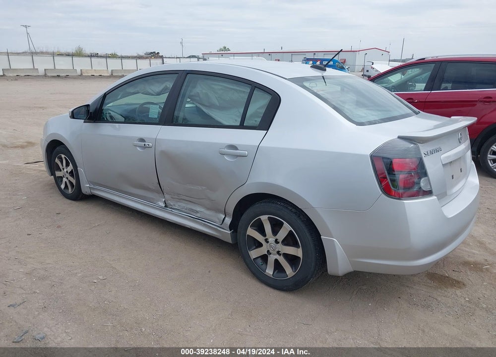 2012 NISSAN SENTRA 2.0 SR VIN: 3N1AB6AP6CL716408