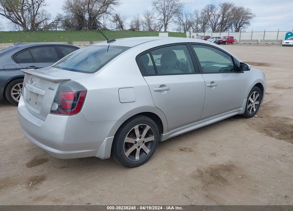 2012 NISSAN SENTRA 2.0 SR VIN: 3N1AB6AP6CL716408