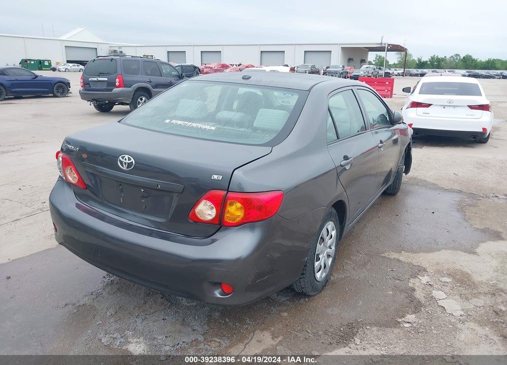 2009 TOYOTA COROLLA LE VIN: JTDBL40EX99028917