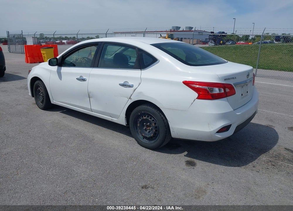 2019 NISSAN SENTRA S VIN: 3N1AB7AP7KY268803