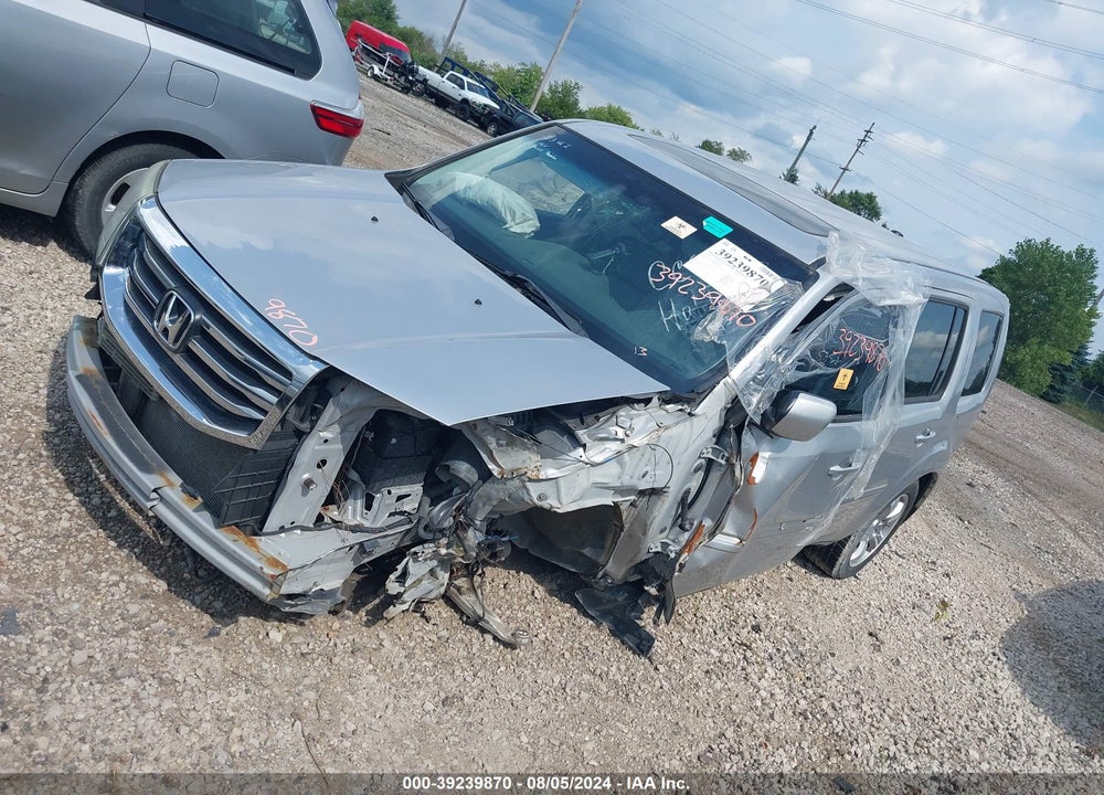 2012 HONDA PILOT EX-L VIN: 5FNYF4H56CB053462