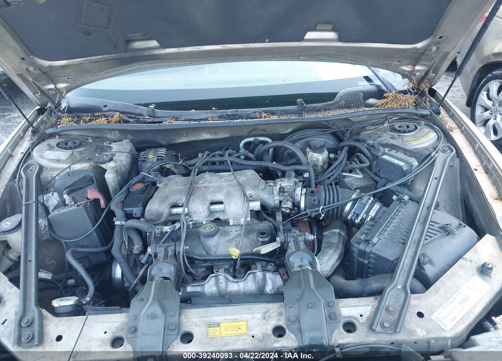 2000 BUICK CENTURY CUSTOM VIN: 2G4WS52J8Y1225589
