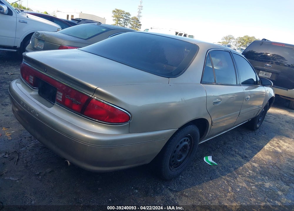 2000 BUICK CENTURY CUSTOM VIN: 2G4WS52J8Y1225589