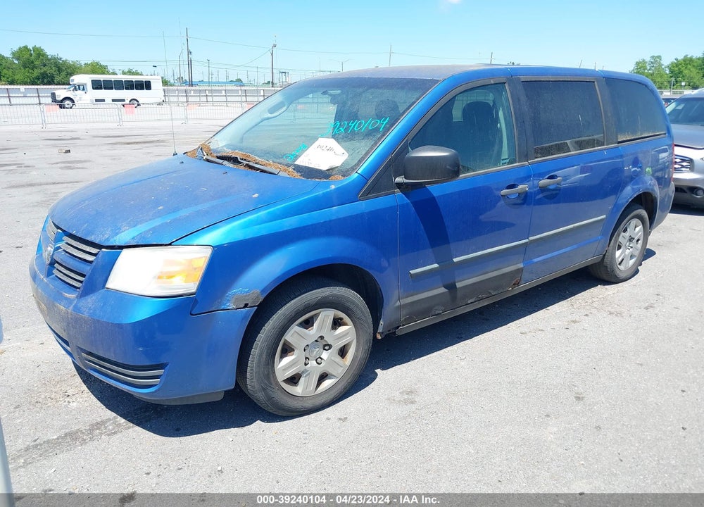 2008 DODGE GRAND CARAVAN SE VIN: 2D8HN44H38R714851