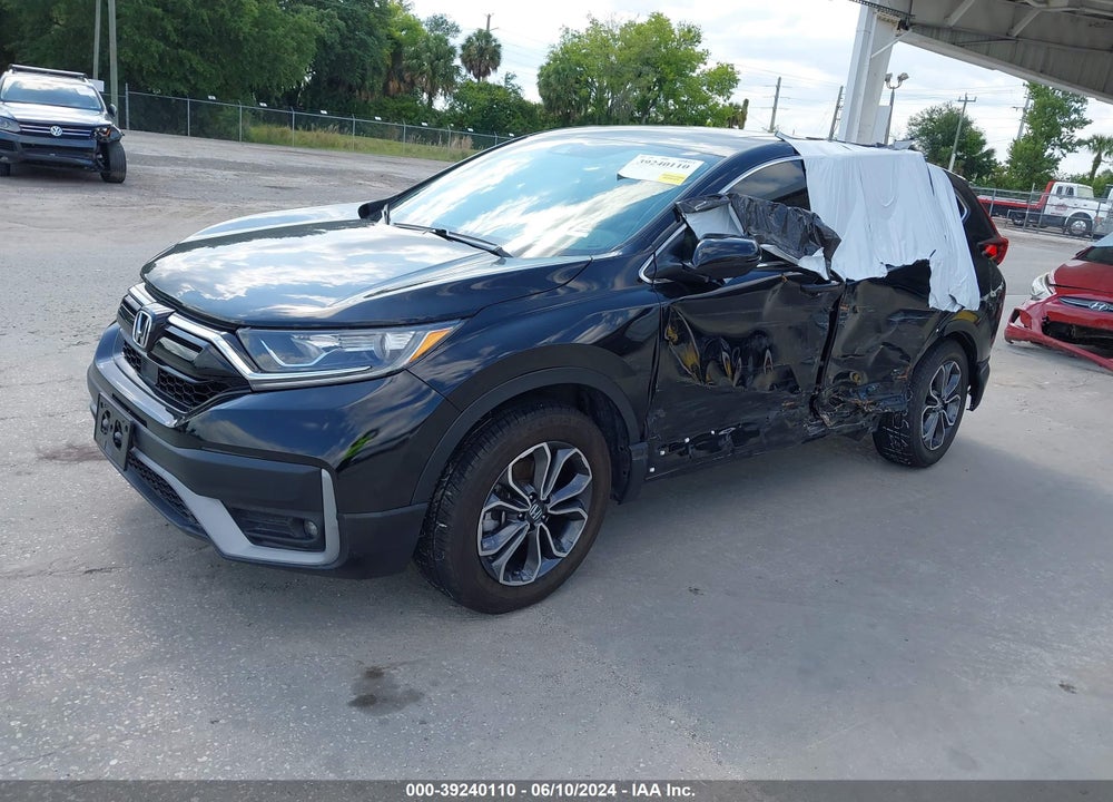 2022 HONDA CR-V AWD EX VIN: 2HKRW2H57NH652089