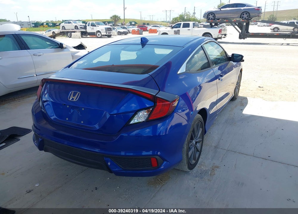 2019 HONDA CIVIC EX VIN: 2HGFC3B36KH351697