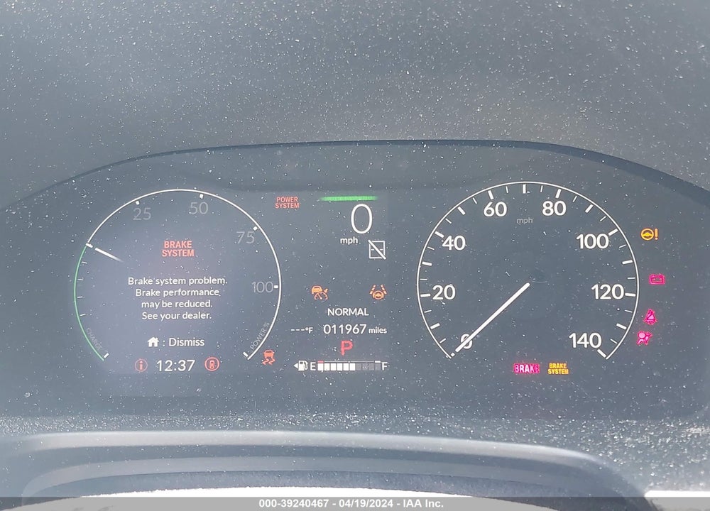 2023 HONDA CR-V HYBRID SPORT VIN: 2HKRS5H58PH710842