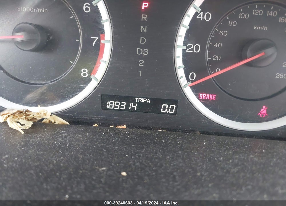 2010 HONDA ACCORD 2.4 LX VIN: 1HGCP2F37AA151307