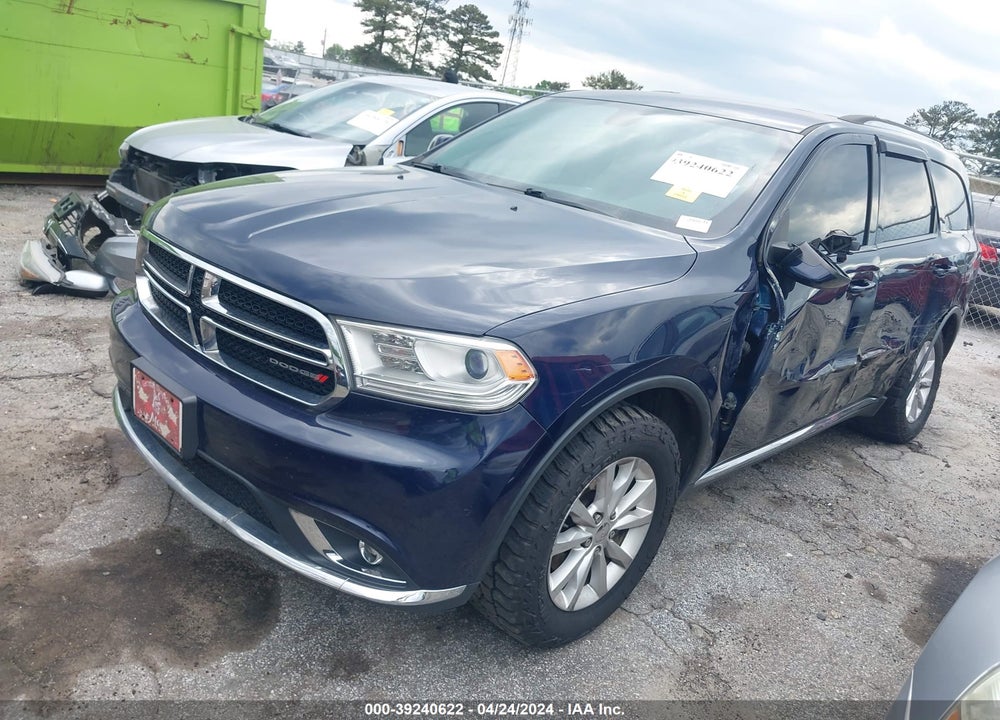 2015 DODGE DURANGO SXT VIN: 1C4RDHAG4FC145443