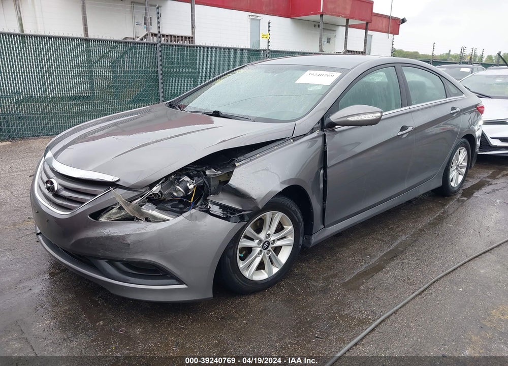 2014 HYUNDAI SONATA GLS VIN: 5NPEB4AC9EH924589