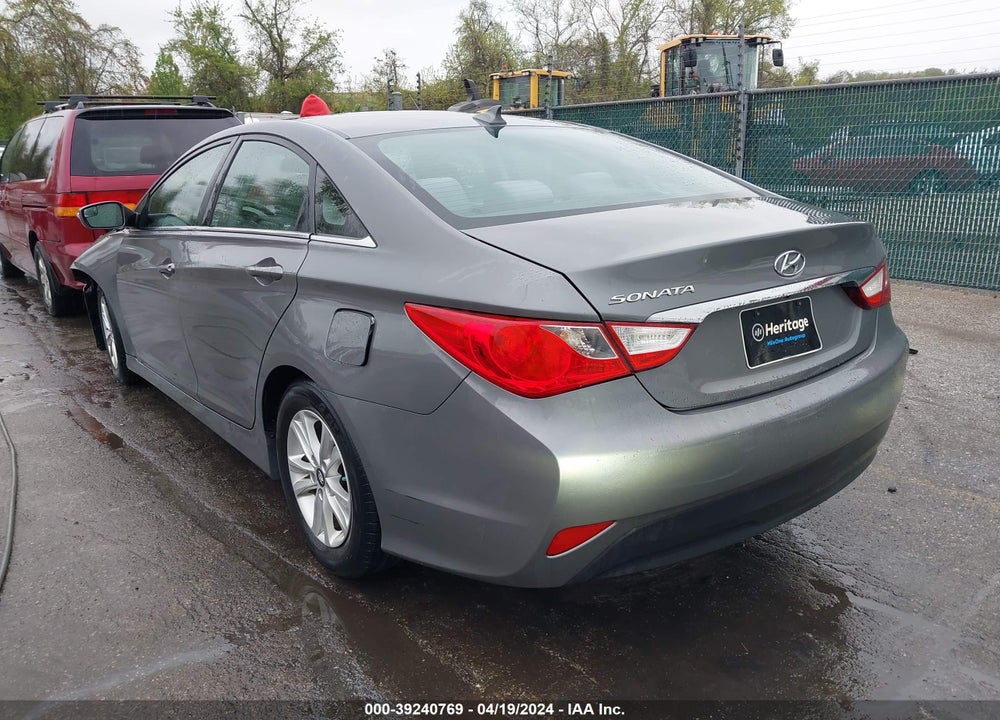 2014 HYUNDAI SONATA GLS VIN: 5NPEB4AC9EH924589