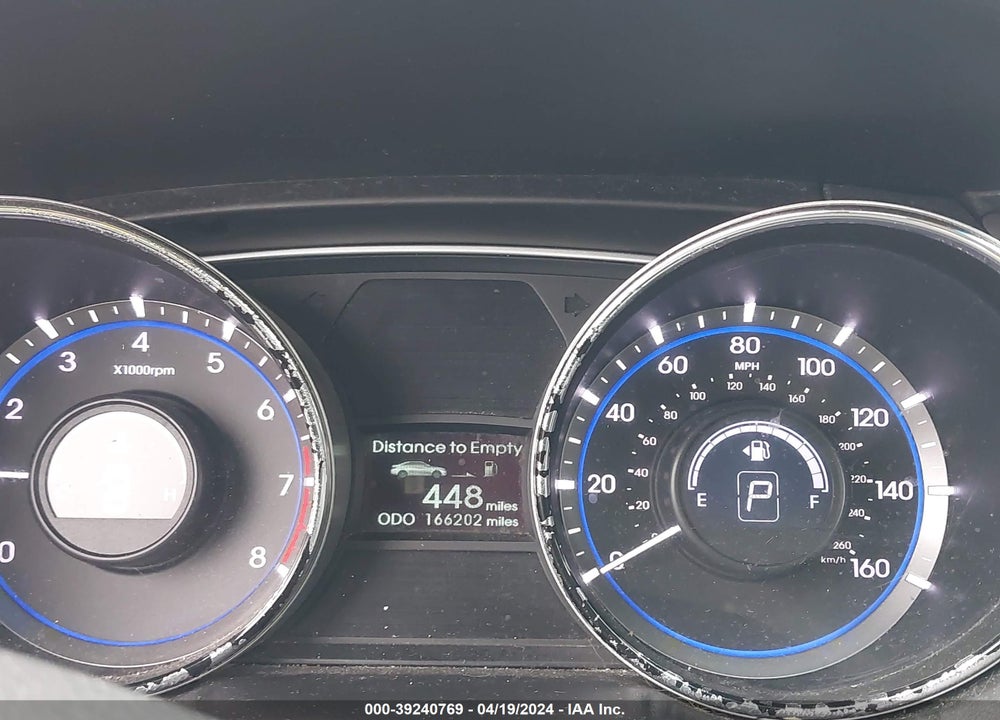 2014 HYUNDAI SONATA GLS VIN: 5NPEB4AC9EH924589