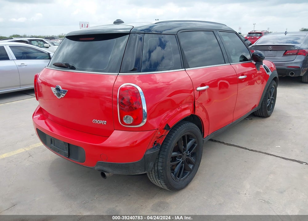 2011 MINI COOPER COUNTRYMAN VIN: WMWZB3C51BWM00964