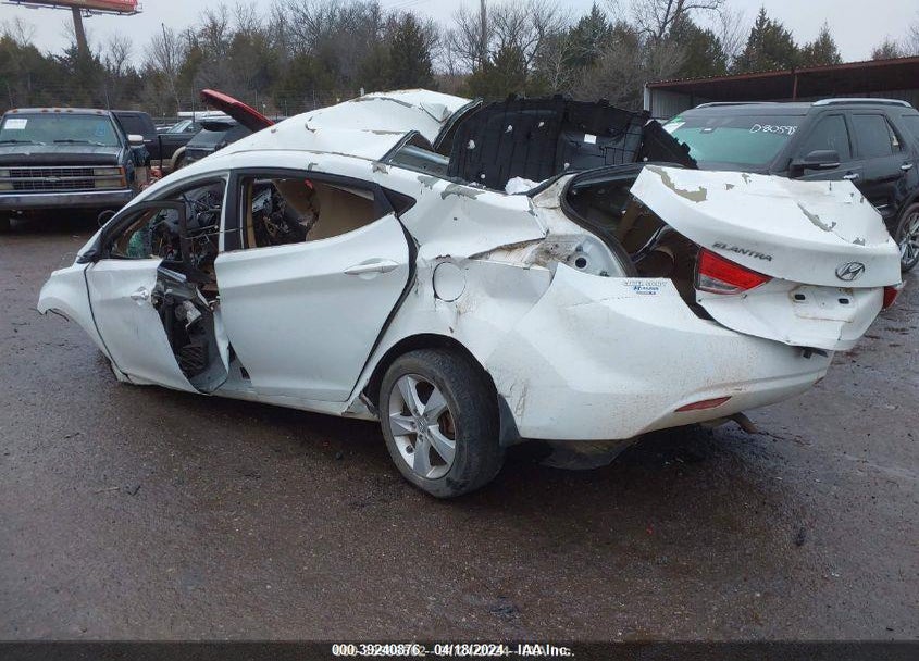 2013 HYUNDAI ELANTRA GLS/LIMITED VIN: 5NPDH4AE2DH212225