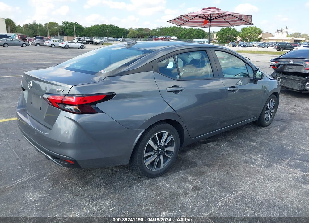 2021 NISSAN VERSA SV XTRONIC CVT VIN: 3N1CN8EV4ML822278
