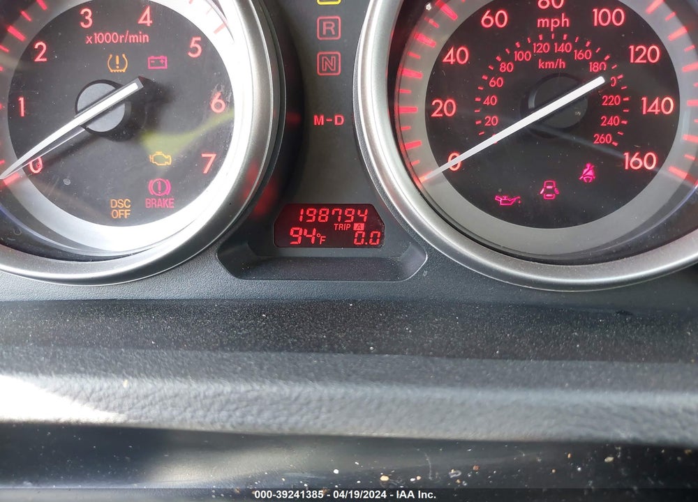 2010 MAZDA 6 I TOURING PLUS VIN: 1YVHZ8CH9A5M37177