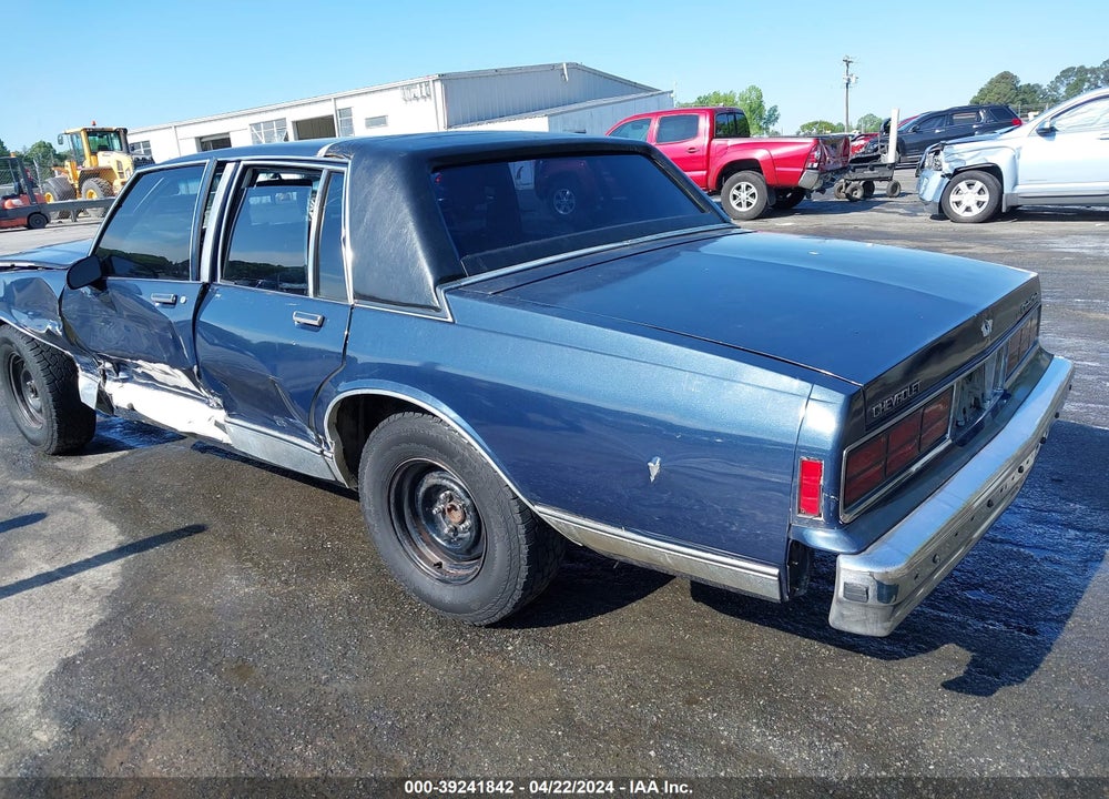 1987 CHEVROLET CAPRICE CLASSIC BROUGHAM VIN: 1G1BU51H4H9103484