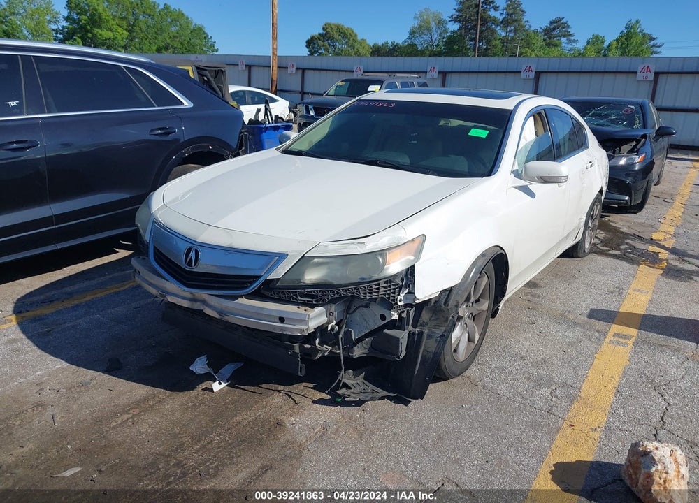 2012 ACURA TL 3.5 VIN: 19UUA8F21CA026922