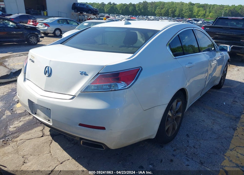 2012 ACURA TL 3.5 VIN: 19UUA8F21CA026922