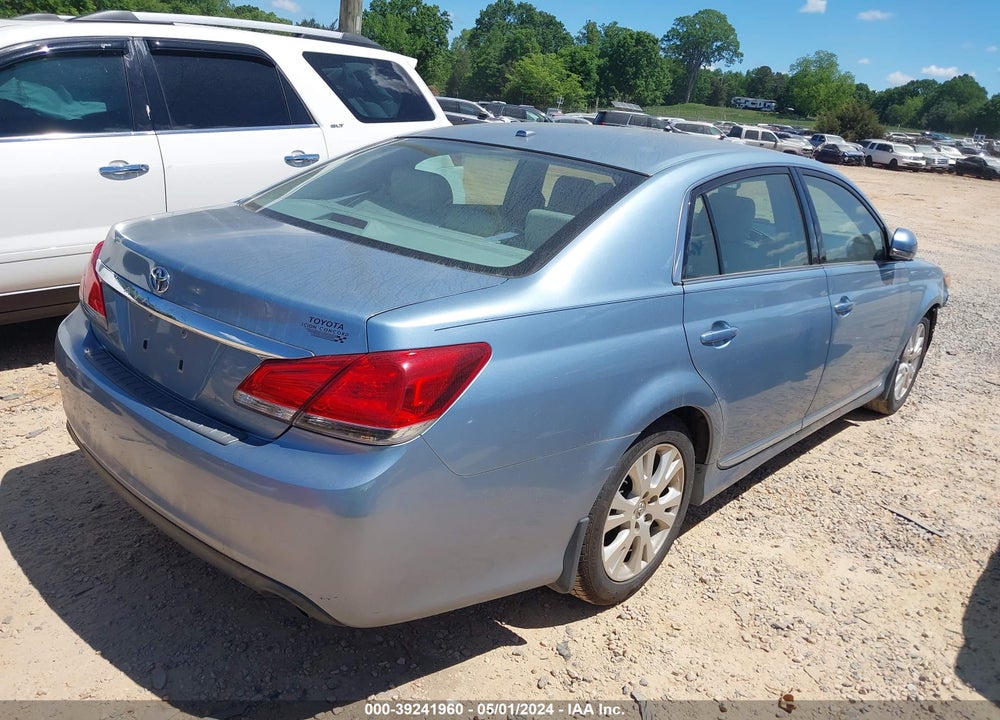 2011 TOYOTA AVALON VIN: 4T1BK3DB8BU420547