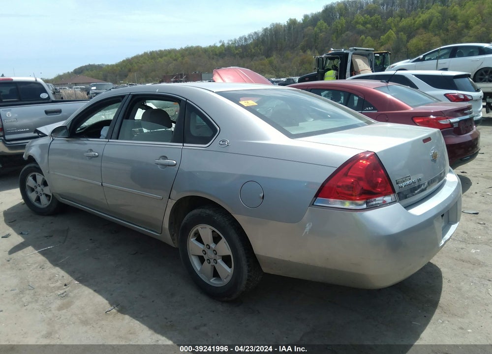 2008 CHEVROLET IMPALA LT VIN: 2G1WT55N989127021