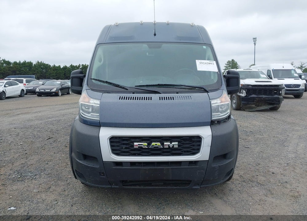 2020 RAM PROMASTER 3500 CARGO VAN HIGH ROOF 159 WB EXT VIN: 3C6URVJG4LE117387
