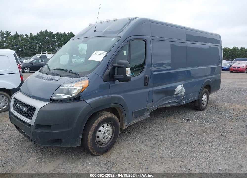 2020 RAM PROMASTER 3500 CARGO VAN HIGH ROOF 159 WB EXT VIN: 3C6URVJG4LE117387