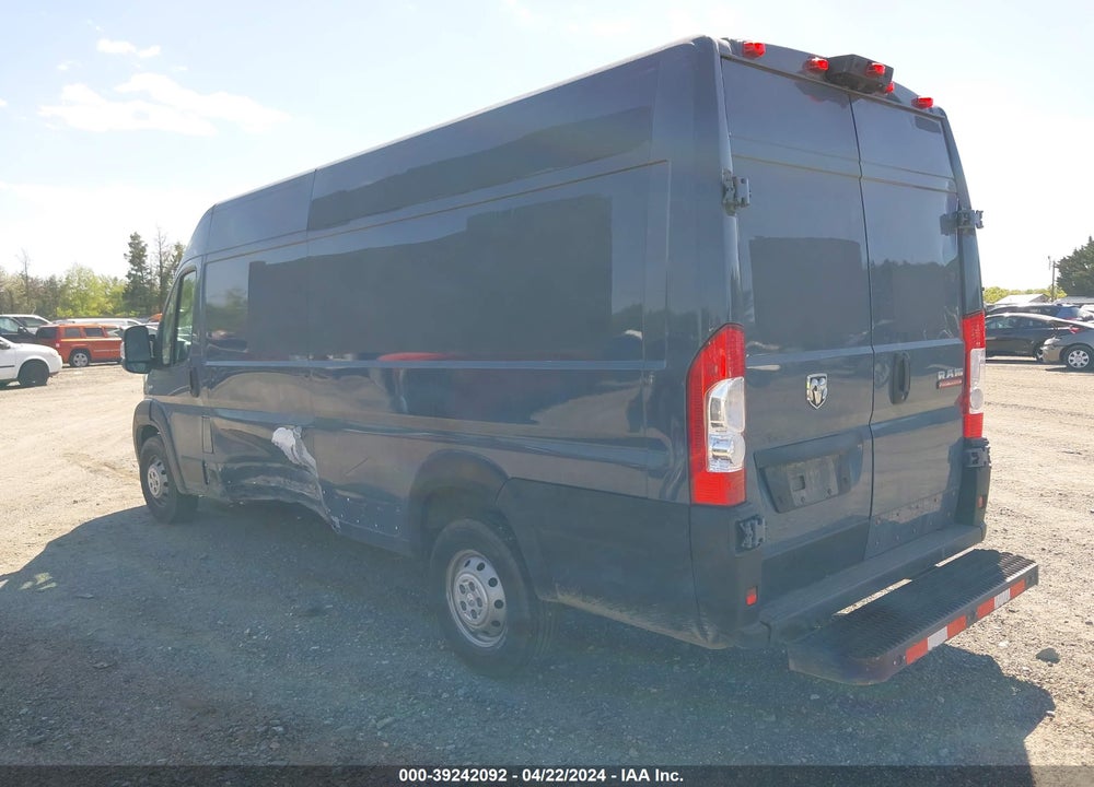 2020 RAM PROMASTER 3500 CARGO VAN HIGH ROOF 159 WB EXT VIN: 3C6URVJG4LE117387