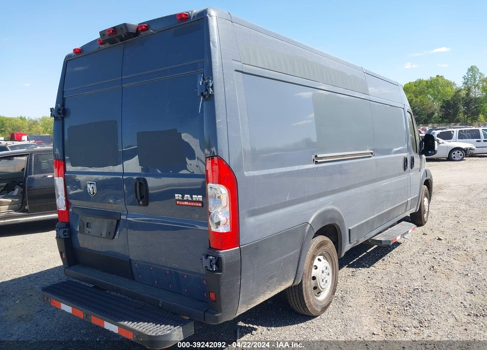 2020 RAM PROMASTER 3500 CARGO VAN HIGH ROOF 159 WB EXT VIN: 3C6URVJG4LE117387