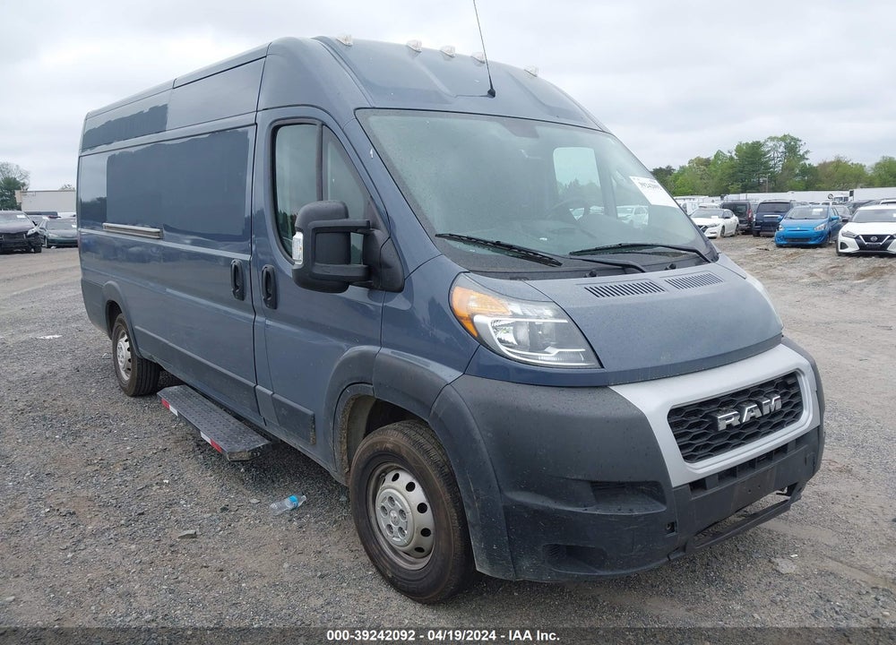 2020 RAM PROMASTER 3500 CARGO VAN HIGH ROOF 159 WB EXT VIN: 3C6URVJG4LE117387