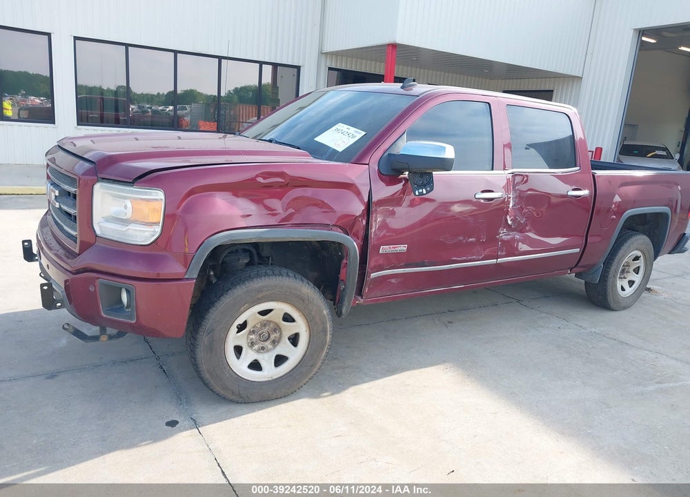 2014 GMC SIERRA 1500 SLT VIN: 3GTU2VEC1EG470858