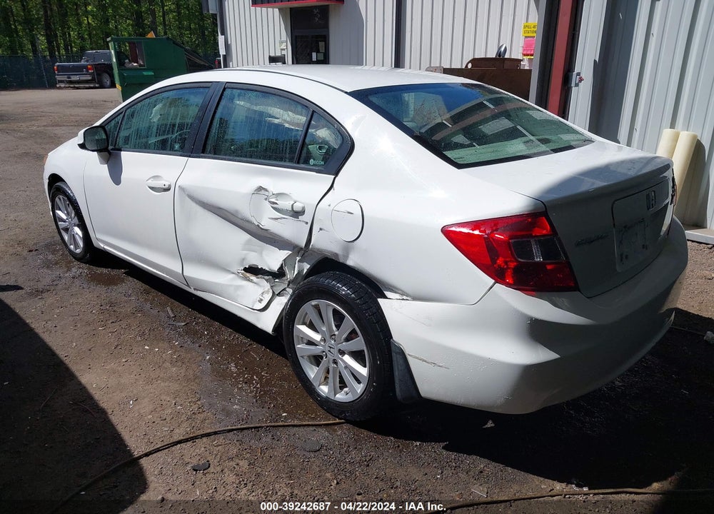 2012 HONDA CIVIC EX VIN: 19XFB2F8XCE323464