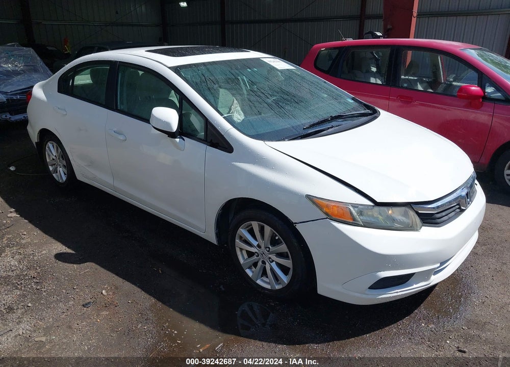 2012 HONDA CIVIC EX VIN: 19XFB2F8XCE323464
