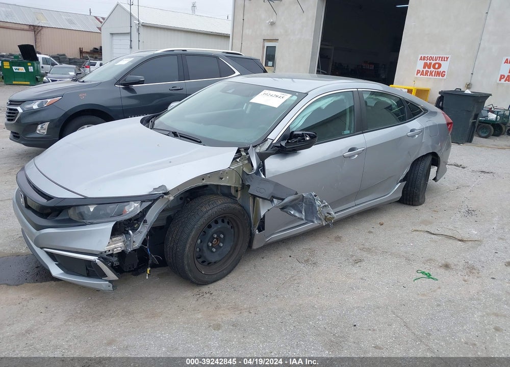 2020 HONDA CIVIC LX VIN: 2HGFC2F61LH539480